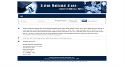 Desktop Screenshot of ealumni.unimap.edu.my