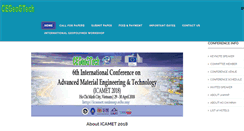 Desktop Screenshot of icamet.unimap.edu.my