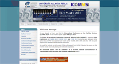 Desktop Screenshot of icomms.unimap.edu.my