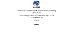 Desktop Screenshot of ipce2011.unimap.edu.my